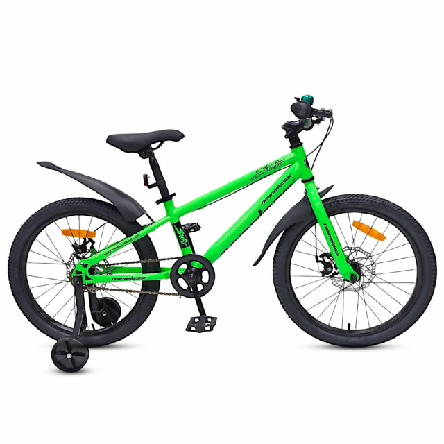 Велосипед NAMELESS SPORT D 20" (2025) (Зелёный неон-чёрный)