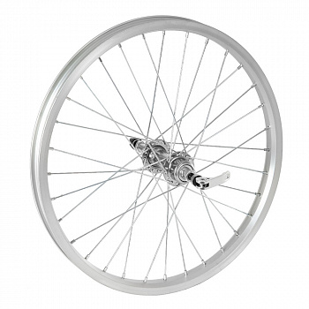 Колесо в сборе 20" AL, одностеночное заднее 32Н, под трещётку 6/8 ск., V-brake X95072 Колесо в сборе 20" AL, одностеночное заднее 32Н, под трещётку 6/8 ск., V-brake X95072