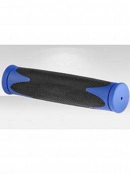 Ручки руля Stels XH-G37B длина 110 мм. чёрно-синие