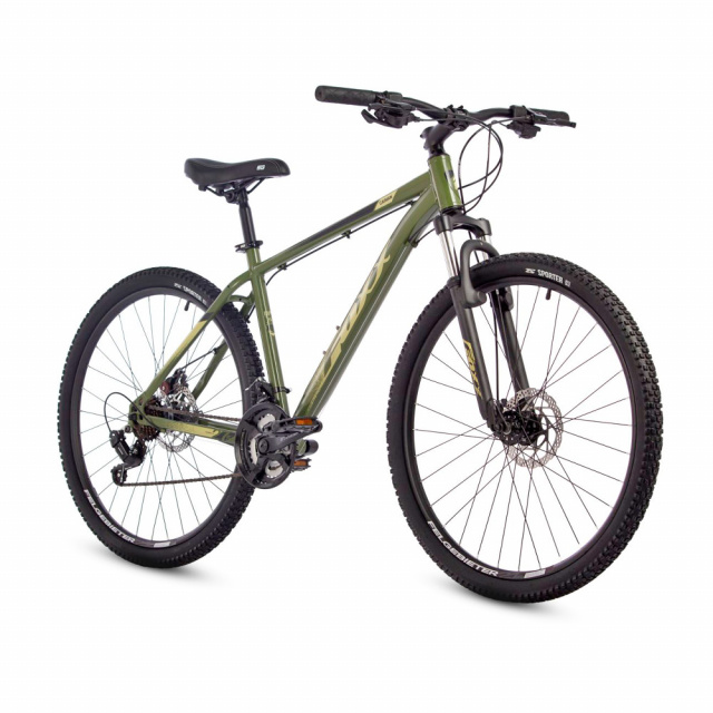 Велосипед FOXX 27,5" CAIMAN D (2024)  (20" (170-185), Зеленый)