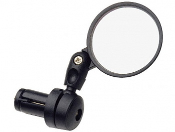 Зеркало заднего вида для велосипеда DX-2000B, диам. 55мм., крепится вместо заглушки грипсы