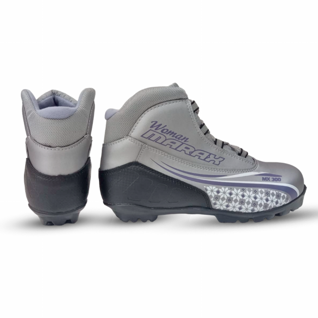 Ботинки лыжные MARAX MXN-300 Women NNN NEW (33, Серебро)