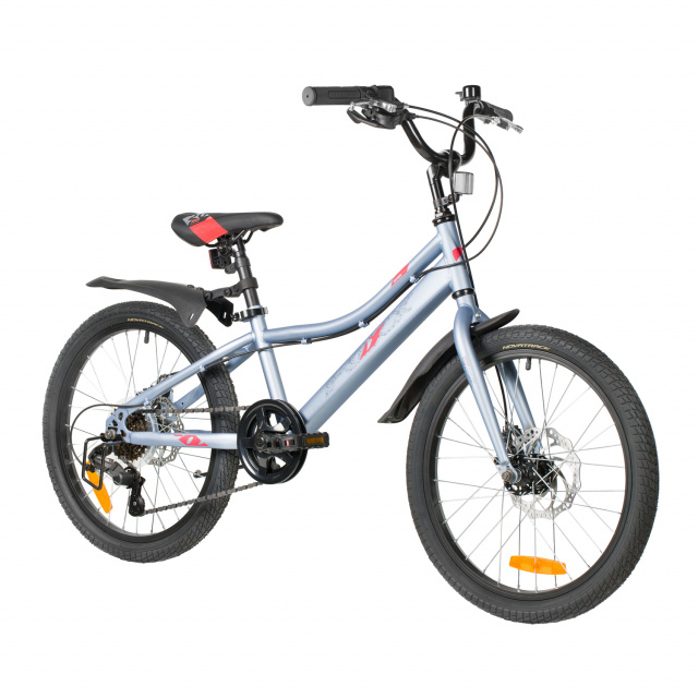 Велосипед FOXX DIFFER 20" D (2026) 6 ск. (Серый)