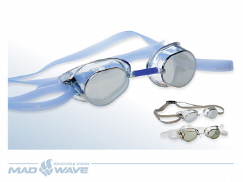 Очки для плавания стартовые Mad Wave Racer SW Mirror M0455 02