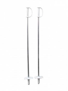 Лыжные палки Цикл алюминиевые с травмобезопасной пластиковой опорой