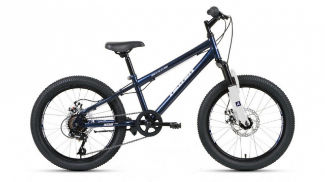 Велосипед ALTAIR MTB HT 20 2.0 Disc (2021) 6 ск._синий-серебристый