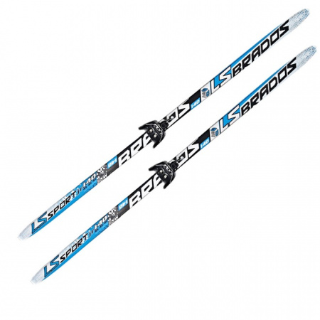 Пластиковые лыжи STC BRADOS LS SPORT с насечкой NN-75 мм.