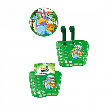 Велокорзина TRIX Super Dino  12"-16" 190х125х140 зелёная Велокорзина TRIX Super Dino  12"-16" 190х125х140 зелёная