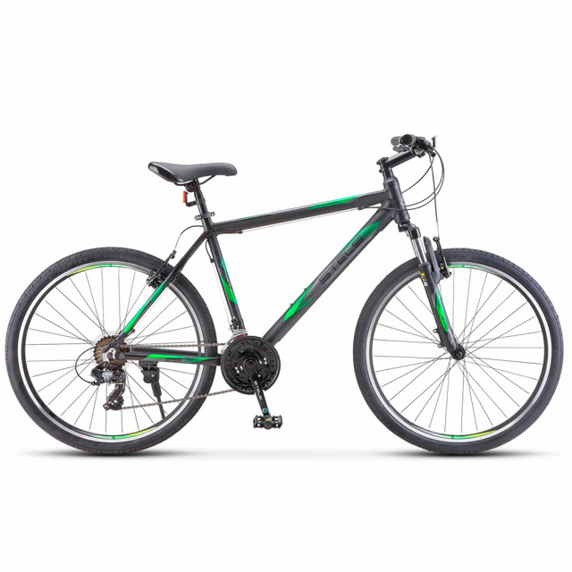 Велосипед STELS Navigator 620 V 26" К010 (2023)  (14" (135-155), Матовый чёрный)