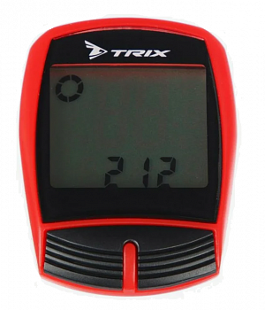 Велокомпьютер TRIX CP-TX-13R 13 функций  проводной, красный Велокомпьютер TRIX CP-TX-13R 13 функций  проводной, красный